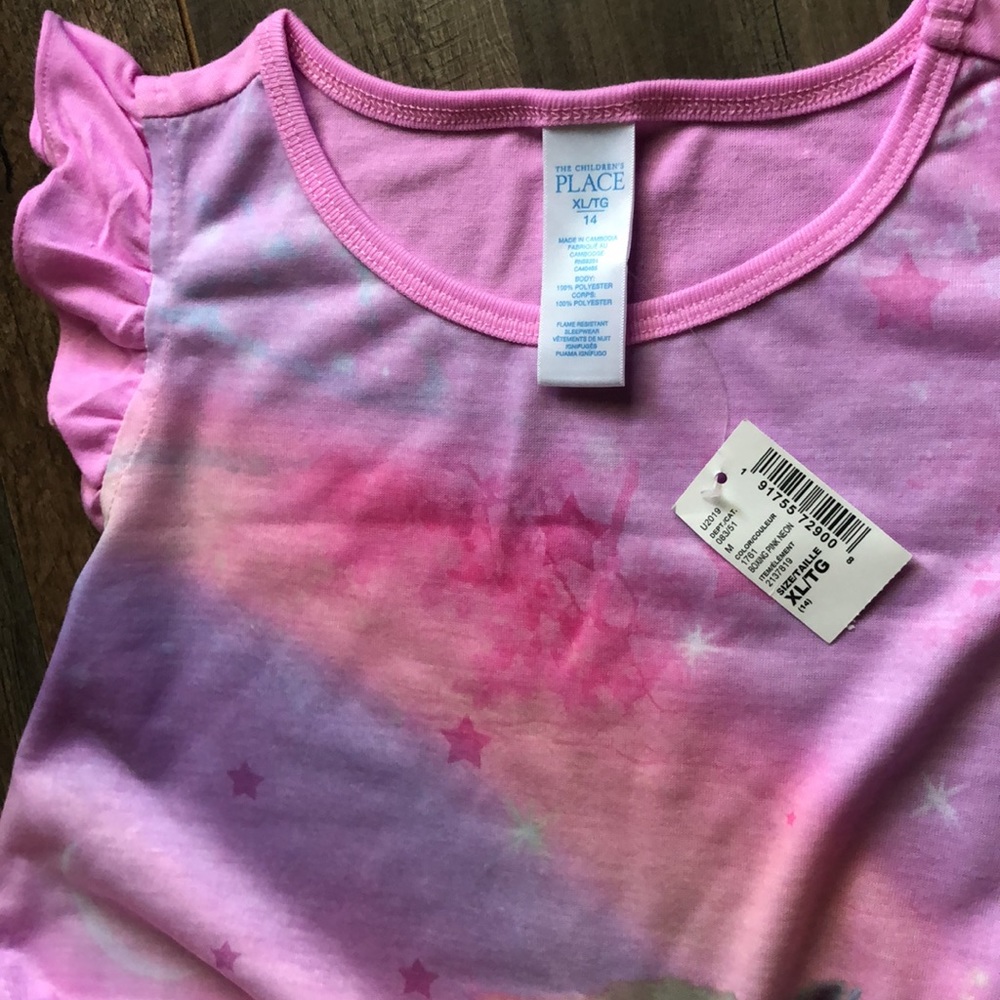 The Childrens’ Place Unicorn Nightgown - Picture 4 of 5